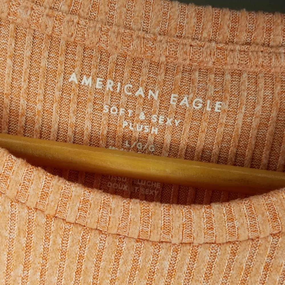 American Eagle Soft & Sexy Plush Long Sleeve Shirt - Picture 4 of 7